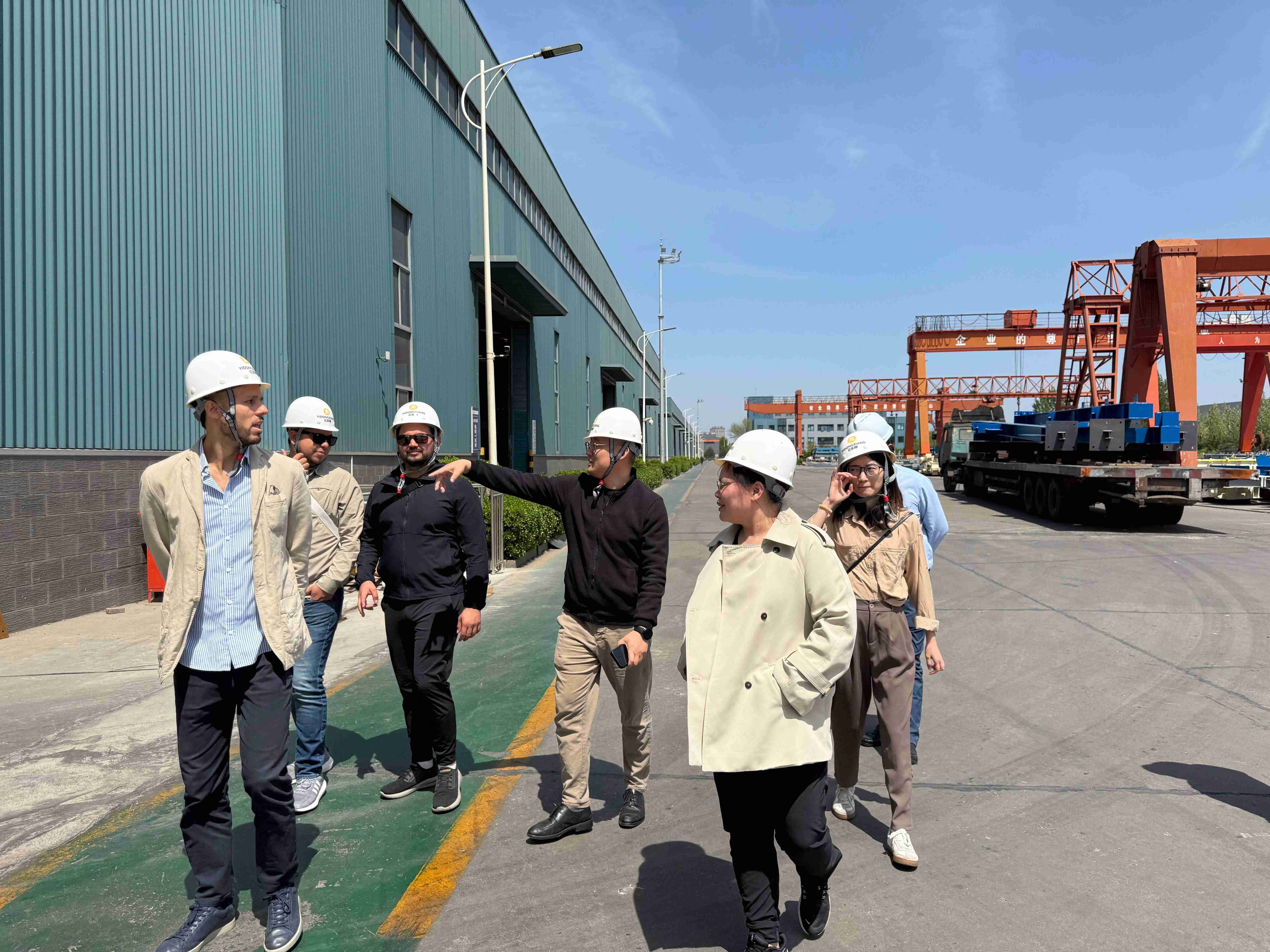 Latest company blogs about Factory inspection of the steel structure factory building project in Mexico