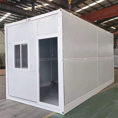 Foldable Steel Container Houses Waterproof Modular Architecture Steel Structure