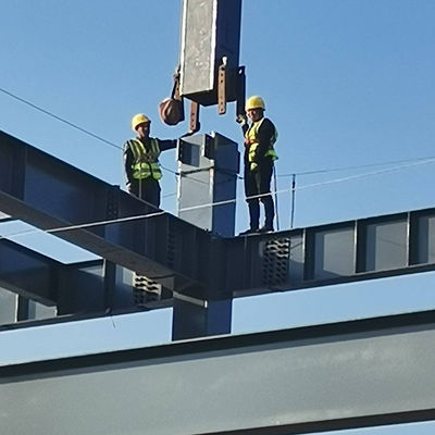 comprar Construção de estruturas pré-fabricadas de aço Q235B Q345B Construção de edifícios metálicos online manufacture