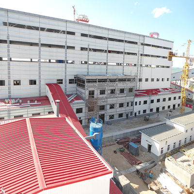 Buy Prefabricated Steel Structure Building Safe Durable Large Metal Sheds Workshops online manufacture