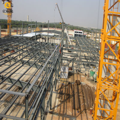 Buy Modern Prefabricated Steel Frame Commercial Building Construction Customizable online manufacture