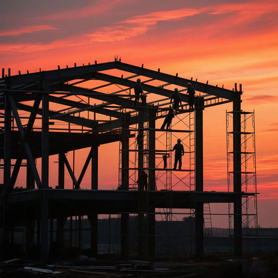 comprar Construções agrícolas metálicas de aço flexível Estruturas pré-fabricadas de aço online manufacture