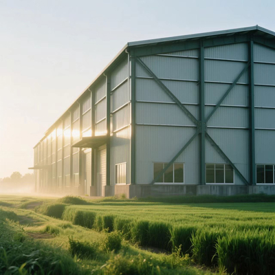 Buy Pre-engineered Steel Structure Warehouse With Q355B / Q235B Frame online manufacture