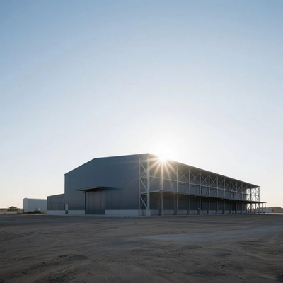 kopen Stalen constructie magazijngebouw met thermische isolatie en aluminium ramen online manufacture