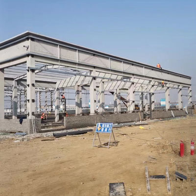 High Weather Resistance Steel Frame Building Construction Custom Metal Commercial Buildings