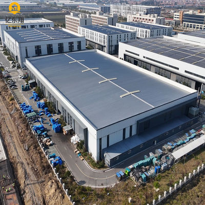 Modern Galvanized Steel Frame Building Construction With High Weather Resistance