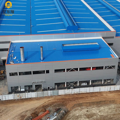 Prefab Steel Structure Factory Weather Resistance Steel Frame Industrial Building