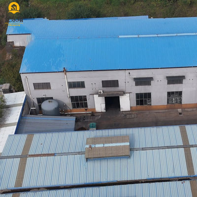 Q235 Construction Pre Fabricated Steel Buildings With Sandwich Panel Roof Cladding
