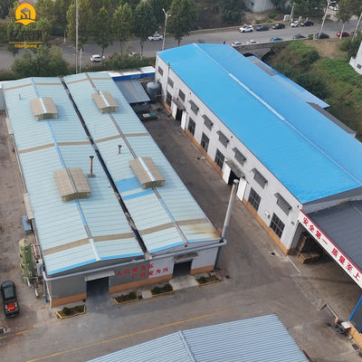 Q235 Construction Pre Fabricated Steel Buildings With Sandwich Panel Roof Cladding