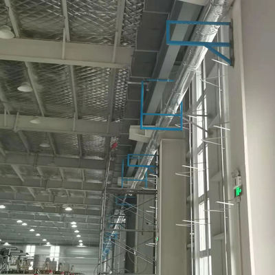 Multi Storey Prefabricated Steel Structure Building Galvanized Round Steel Tube Brace