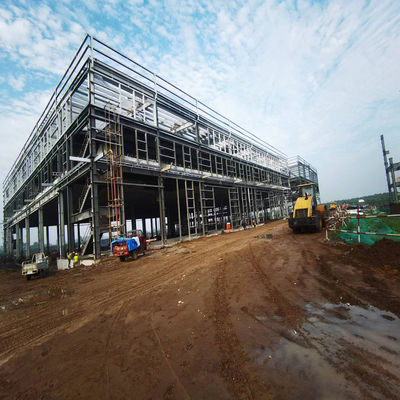 Industry Q355 Q235 Steel Structure Workshop Prefab Metal Workshop For Food Factory