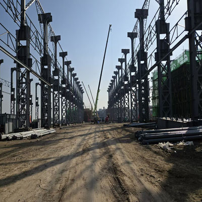Prefabricated Steel Frame Factory Warhouse Steel Construction Fabrication