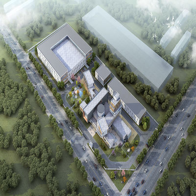 Commercial Steel Structure Buildings Metal Sheds Prefabricated Steel Reception Room
