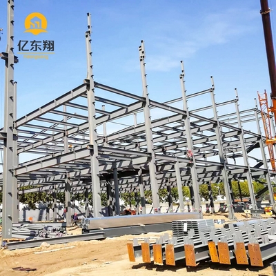 Galvanized Steel Frame Warehouse Building with H-Section Structure