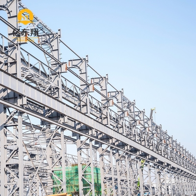 Galvanized Steel Frame Warehouse Building with H-Section Structure