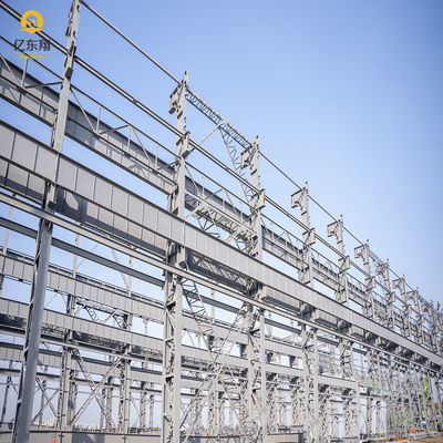 Customized Steel Structure Warehouse with Single Steel or Sandwich Panel Wall Cladding and Customized Logo
