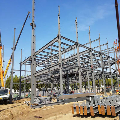 Multistory Prefabricated Steel Structure Building Metal H Beam Building Construction