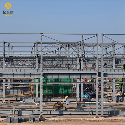 Durable Modern Steel Structure Building Construction With Bolt Connection