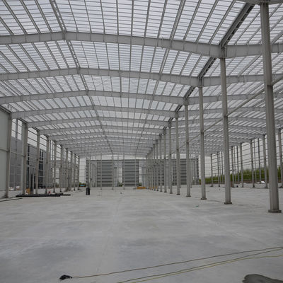 Modern Galvanized Steel Frame Building Construction With High Weather Resistance