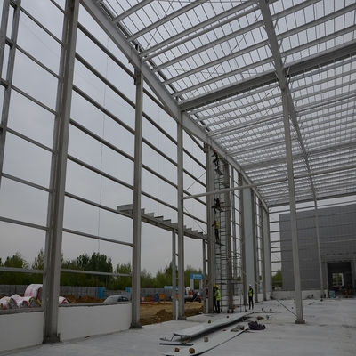 Sustainable Steel Frame Building Construction High Weather Resistance Eco Friendly
