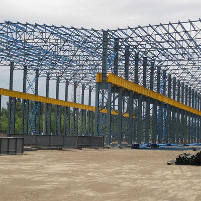Steel Structure Prefab Warehouse Building With Welded H Section Column And Beam