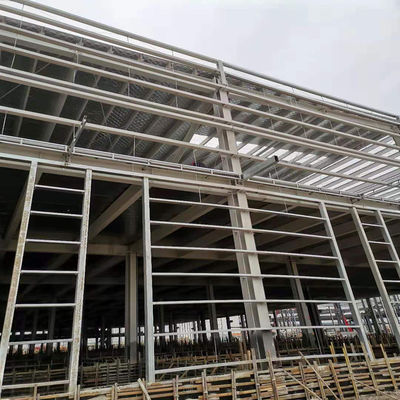 Durable Industrial Steel Buildings Powder Coated Prefab Metal Building Construction