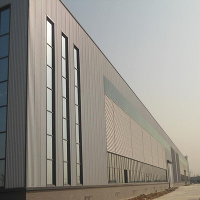 Large Span Steel Frame Building Construction Corrosion Resistance High Durability