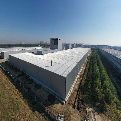 Large Span Pre Engineered Steel Warehouse Prefabricated Steel Structure Cold Room Storage