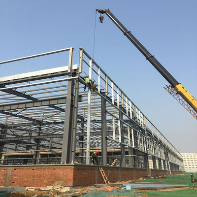 Customized Logo Steel Structure Warehouse for H Beam Beam Working Scope Fabrication