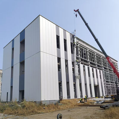 Prefabricated Steel Structure Storage Warehouse Large Span Metal Frame Buildings