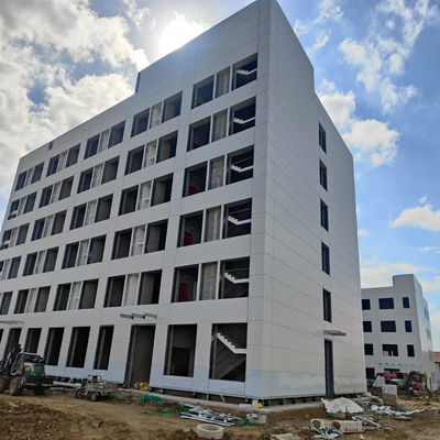 Modern Prefabricated Steel Structure Building With PU Sandwich Panel