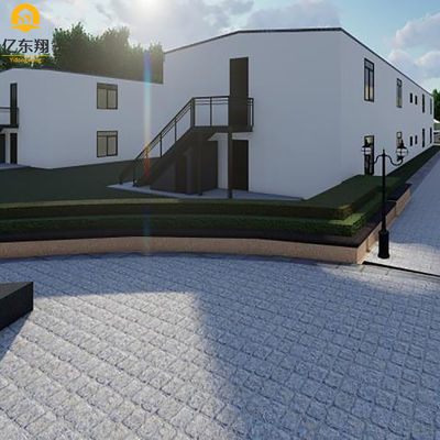 Steel Structure Prefab Workshop Building Wind Resistance With Aluminum Alloy Windows