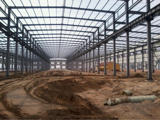 High Durability Steel Frame Building Construction Using Excellent Insulation And C Or Z Section Galvanized Steel