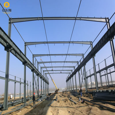 Industrial Flexible Steel Structure Workshop Factory Portal Frame Building Construction