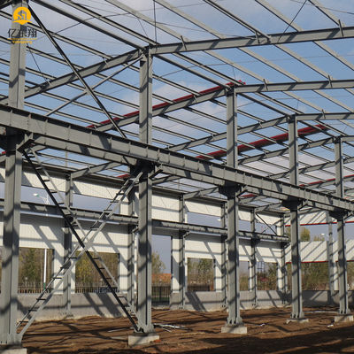 Prefabricated Steel Structure Building Warehouse Wide Span Metal Prefab Workshop