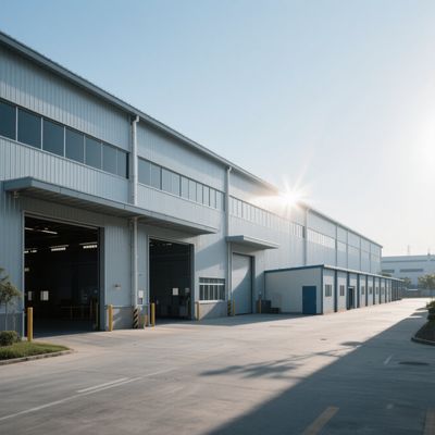 Pre-engineered Metal Structural Prefab Storage Warehouse Hangar With Free Atchitectural Support
