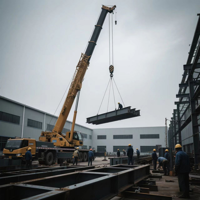 ISO Insulated Steel Frame Buildings Hot Rolled Steel Sustainable Recyclable