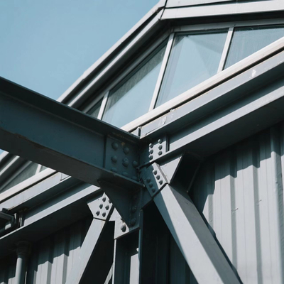 Hot Rolled Steel Frame Buildings Portable Steel Structure Garage